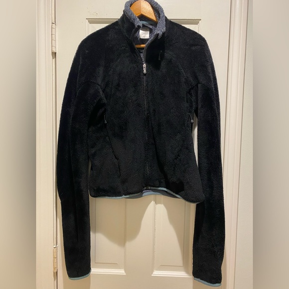 Patagonia Regulator Polartec Full Zip Jacket Women’s Small Black Sherpa Gorpcore - Picture 7 of 10
